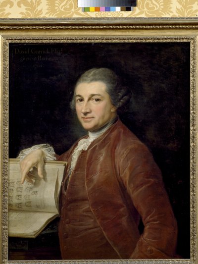 Portrait of David Garrick, 1764 by Pompeo Girolamo Batoni